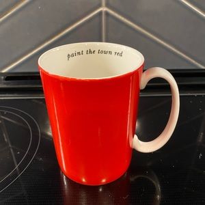 Kate Spade Lenox Paint the Town Red Mug